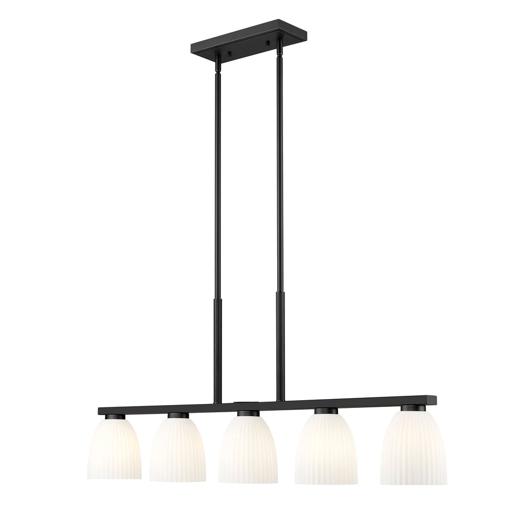 5 Light Linear Chandelier by Z-Lite