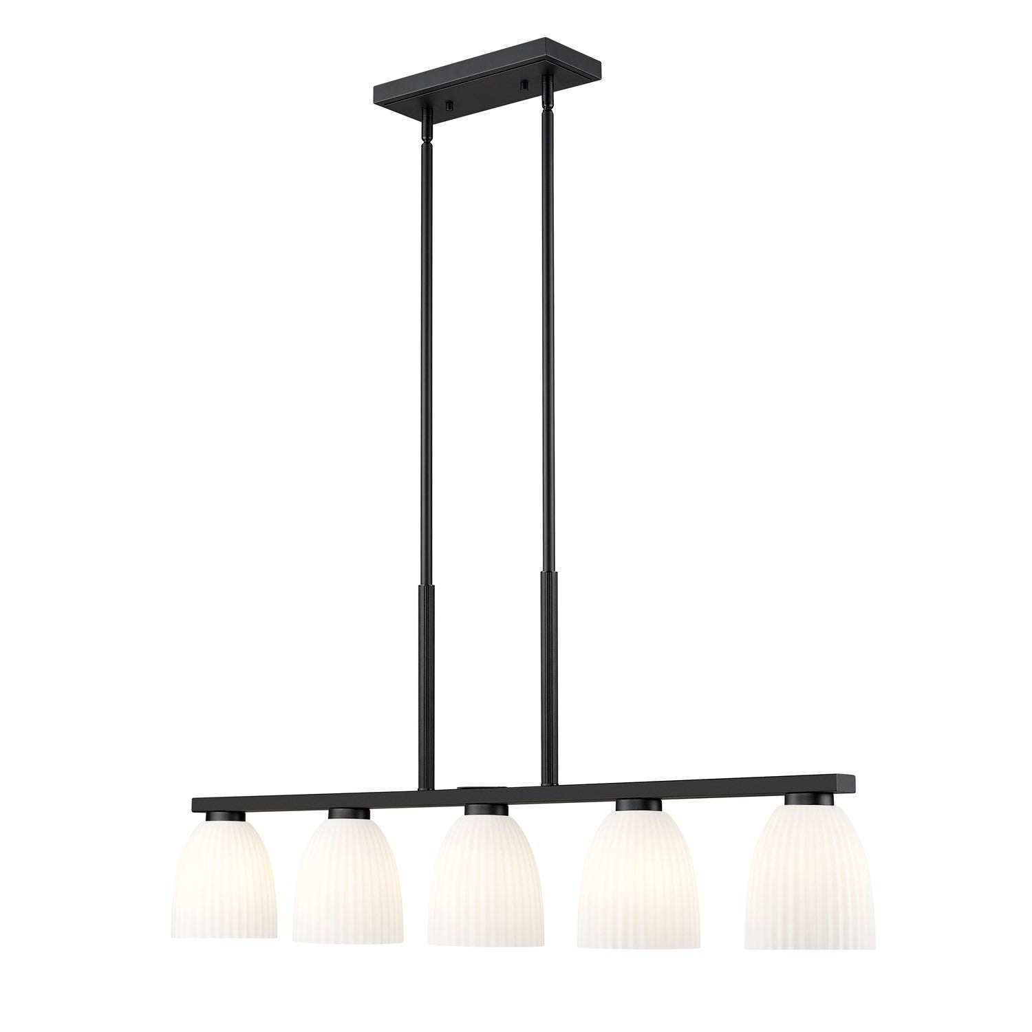 5 Light Linear Chandelier by Z-Lite