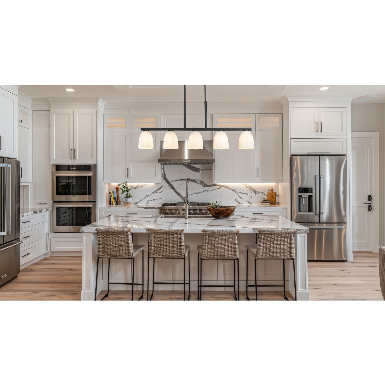 5 Light Linear Chandelier