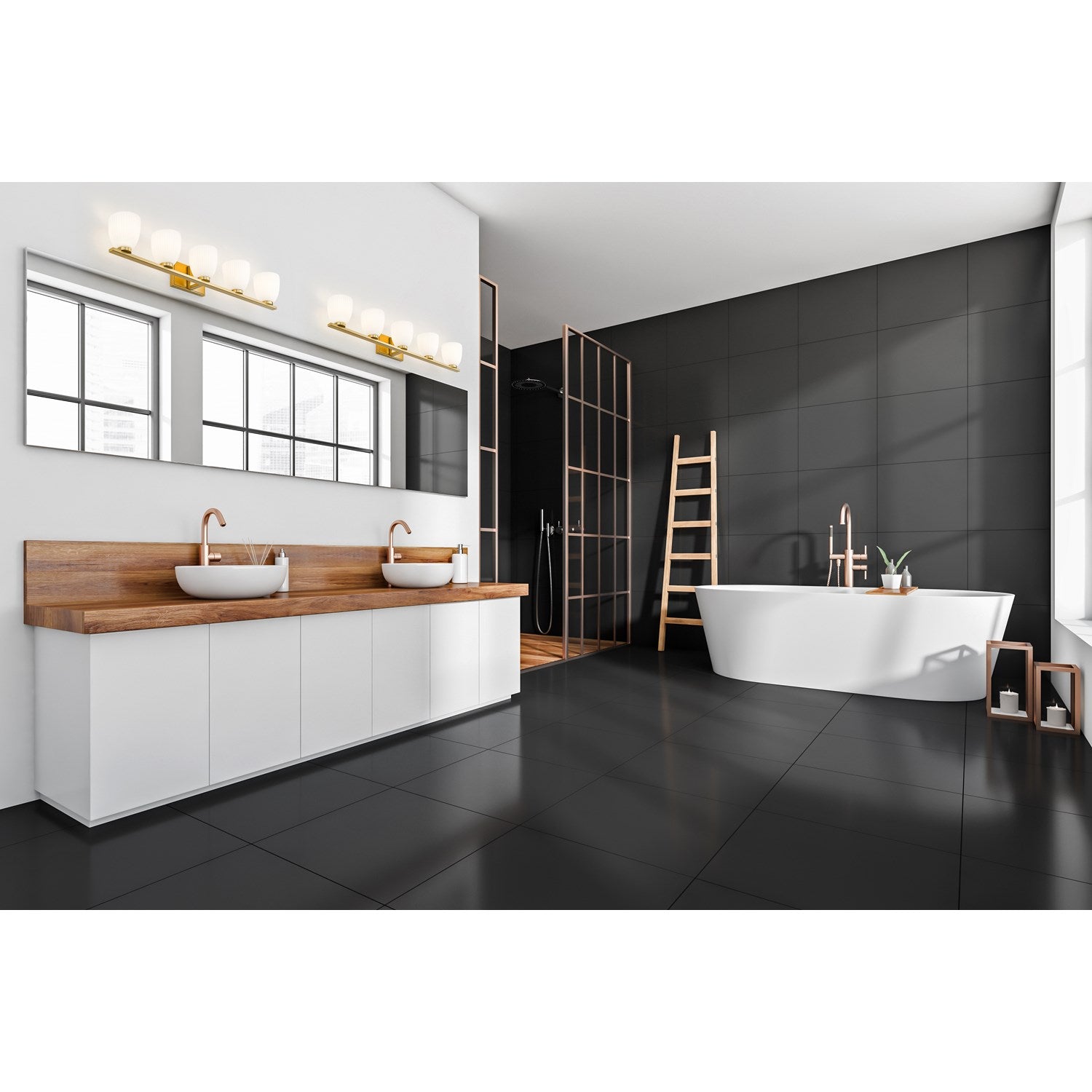 5 Light Vanity