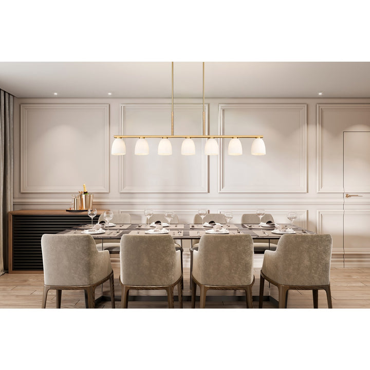 7 Light Linear Chandelier