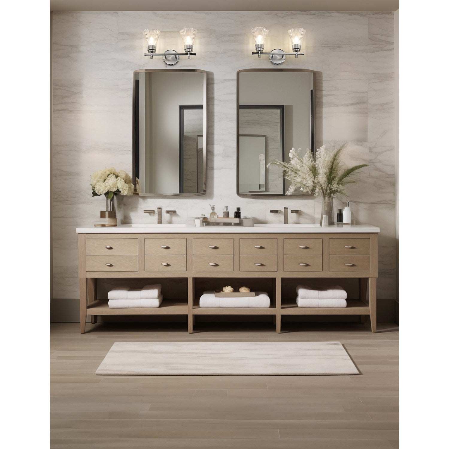 2 Light Vanity