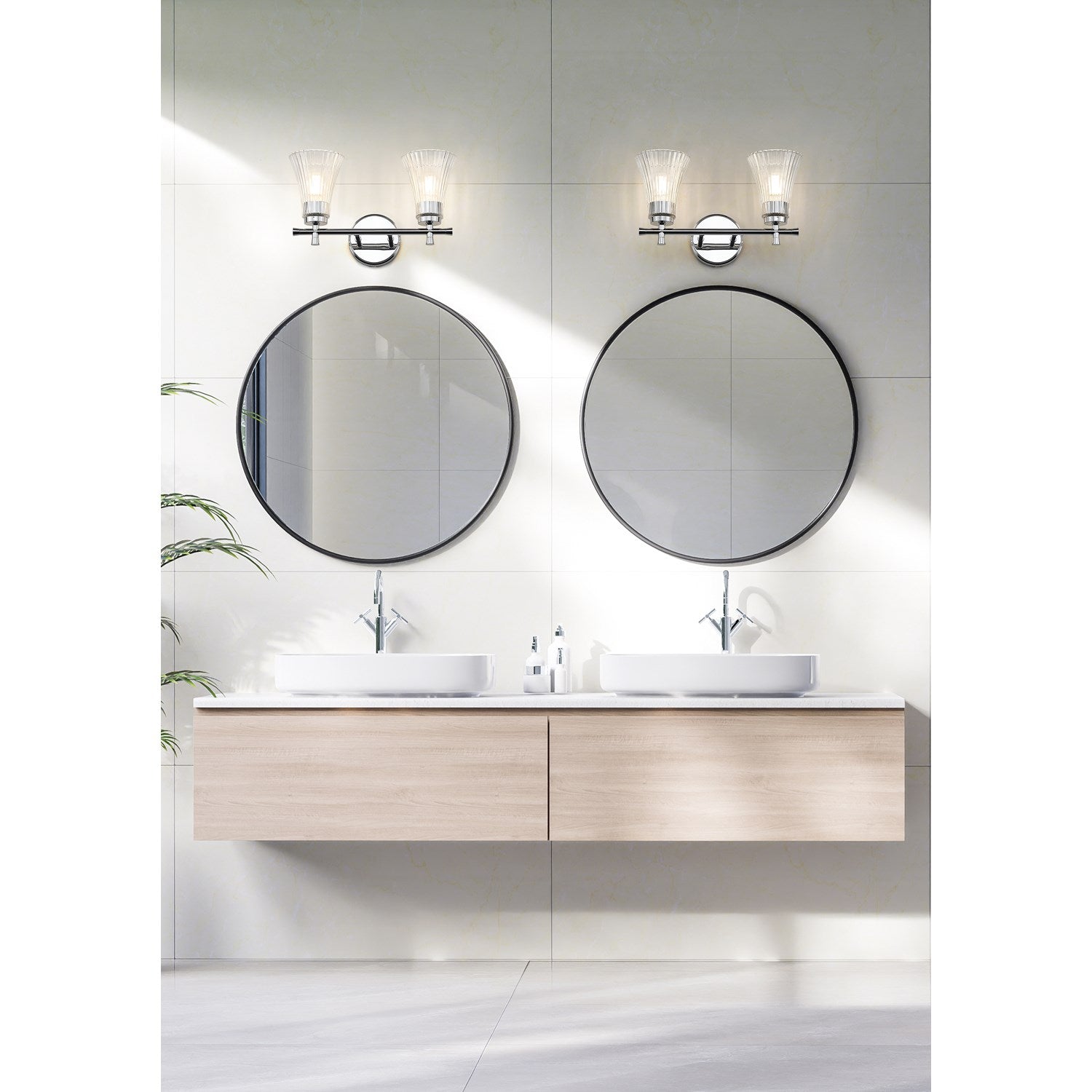 2 Light Vanity