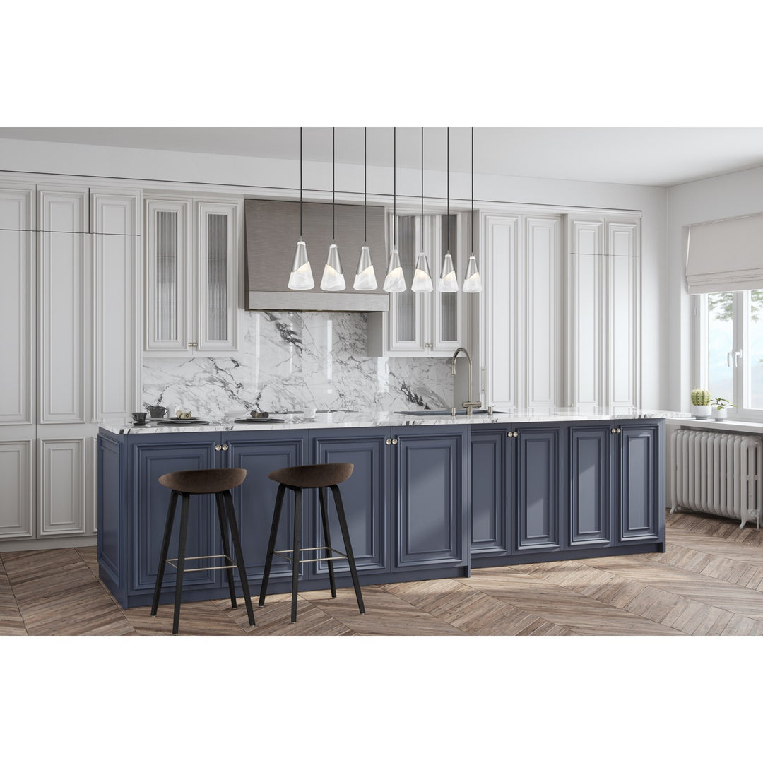 7 Light Linear Chandelier
