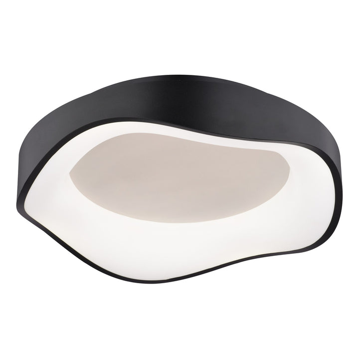 16.5-In. W Led Flush Mount Textured Black by Vaxcel International