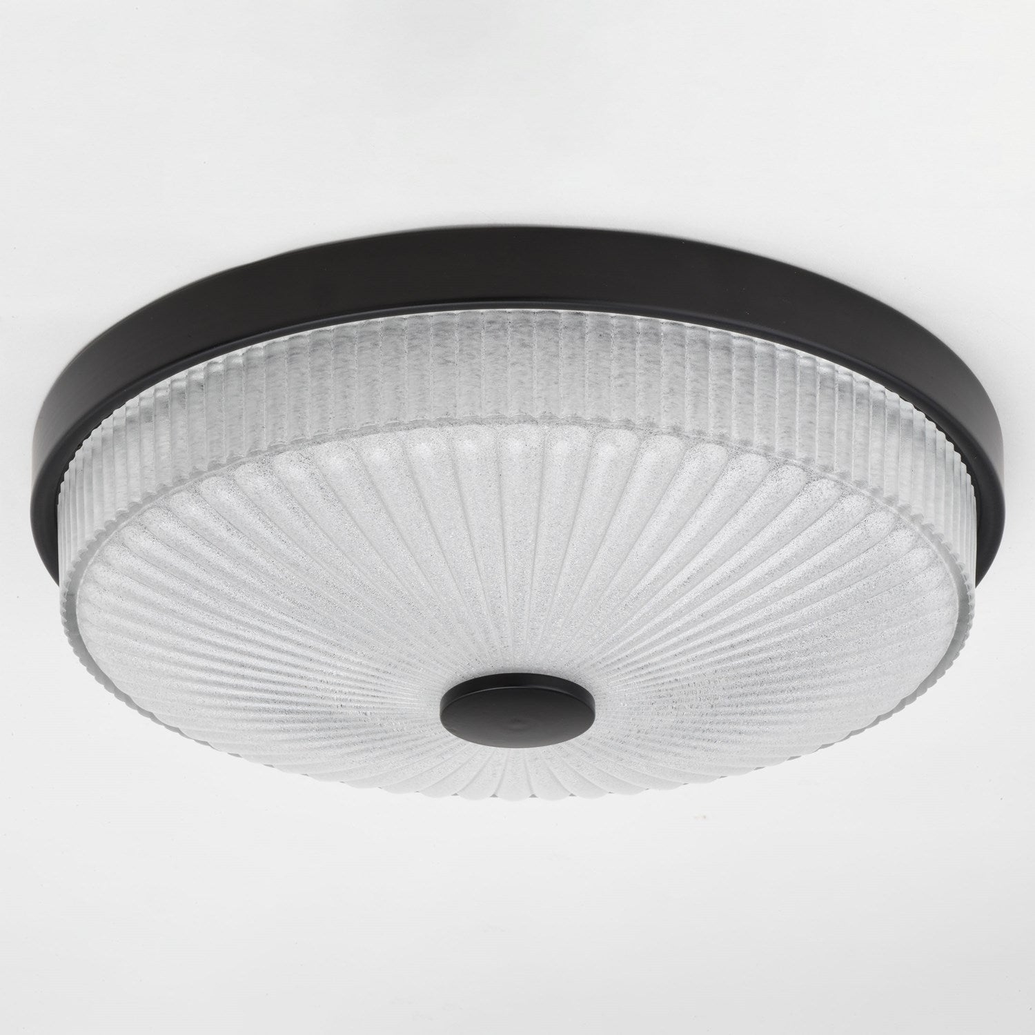 12.5-In W Led Flush Mount Matte Black