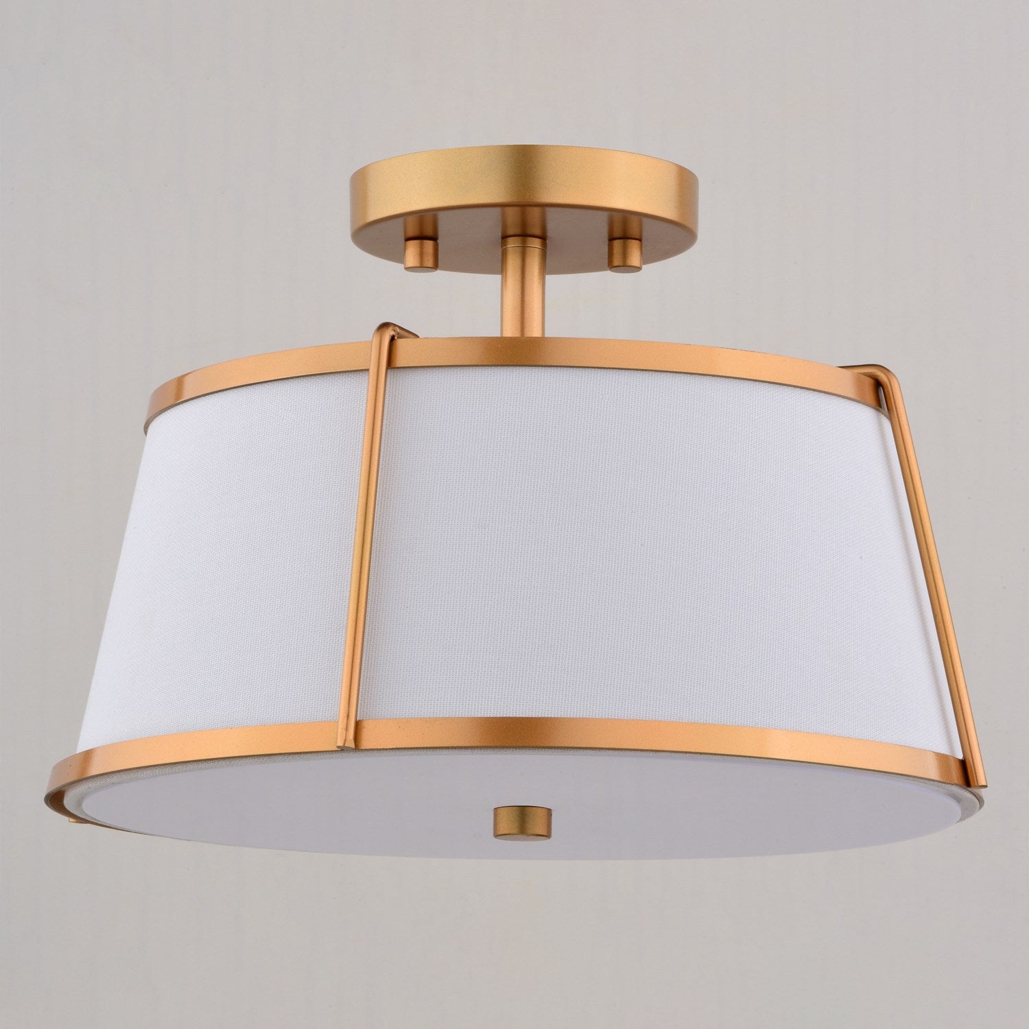 13-In. 2 Light Semi-Flush Mount Mystic Gold
