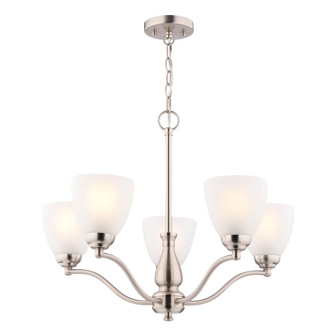 24.5-In. 5 Light Chandelier Satin Nickel by Vaxcel International