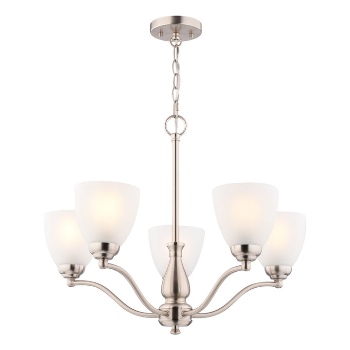 24.5-In. 5 Light Chandelier Satin Nickel by Vaxcel International