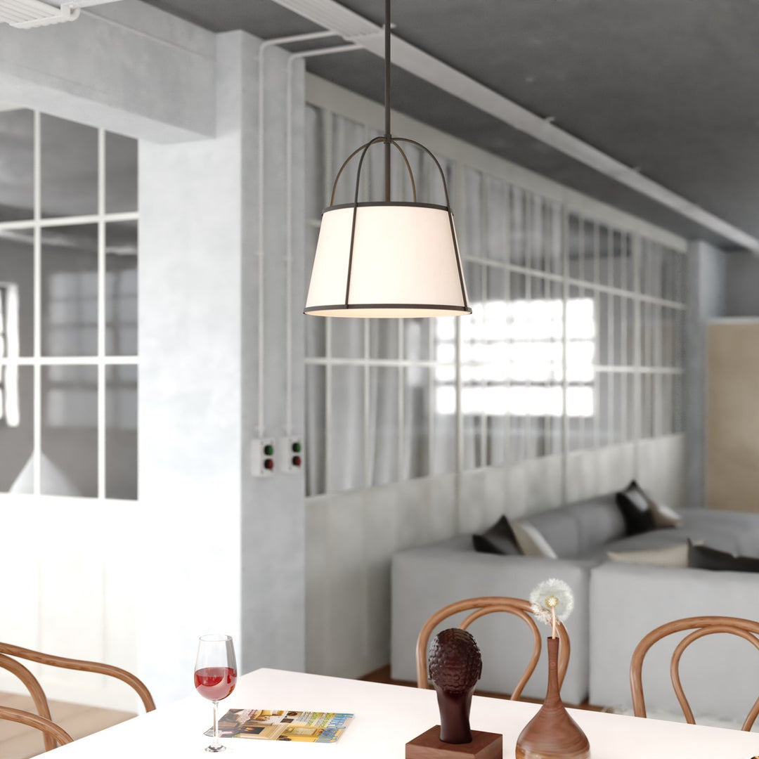 15-In. 1 Light Pendant Matte Black