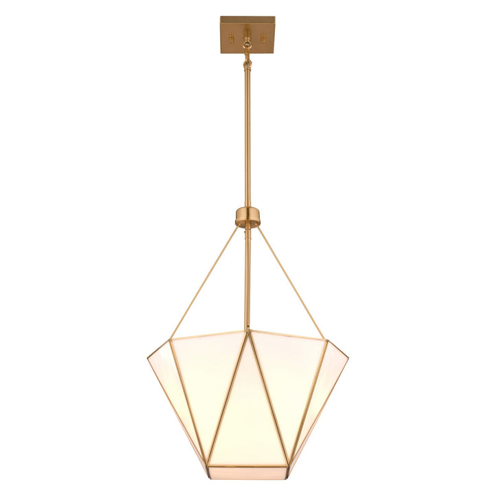 16-In. W 3 Light Pendant Muted Brass by Vaxcel International