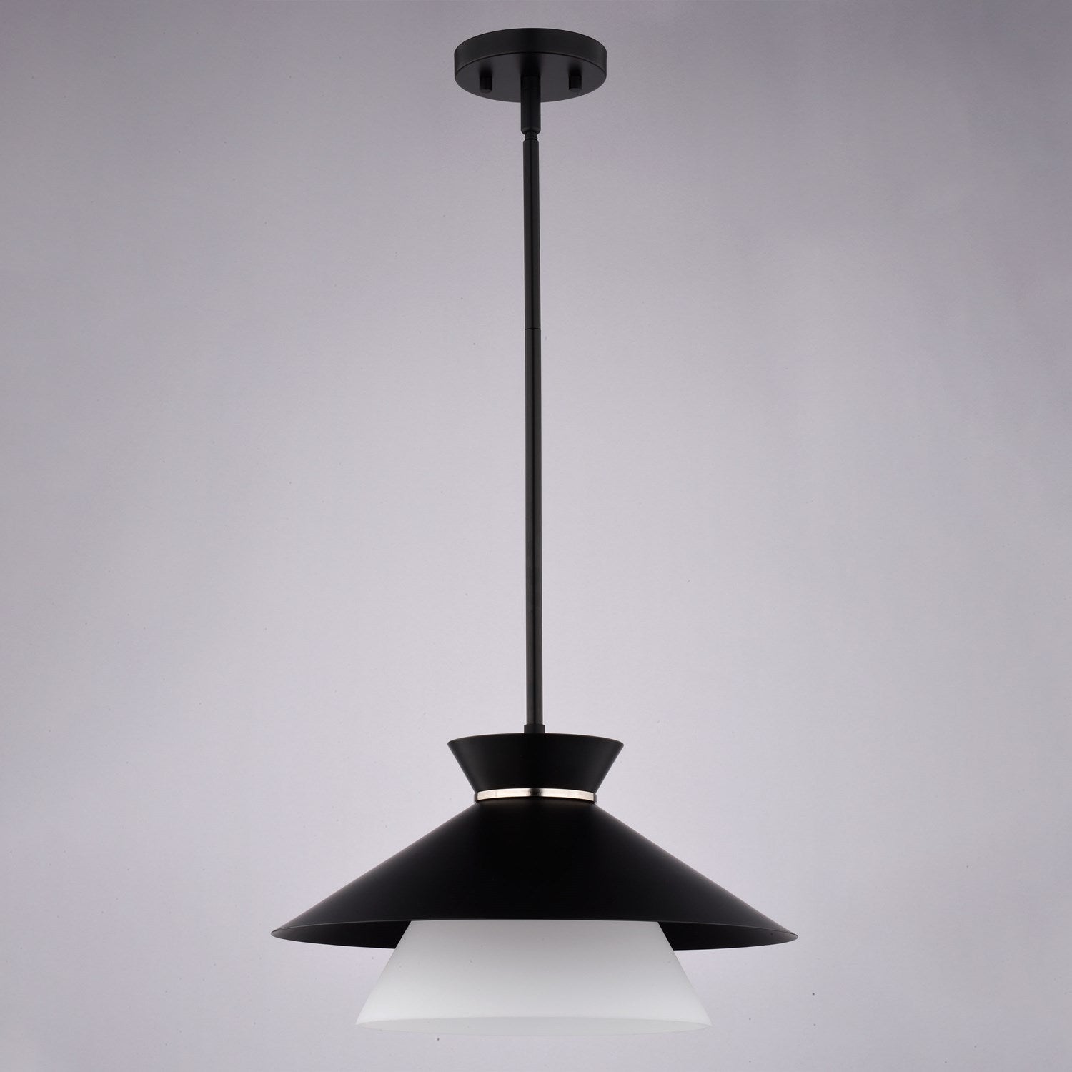 15-In. 1 Light Pendant Matte Black