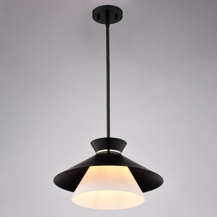 15-In. 1 Light Pendant Matte Black