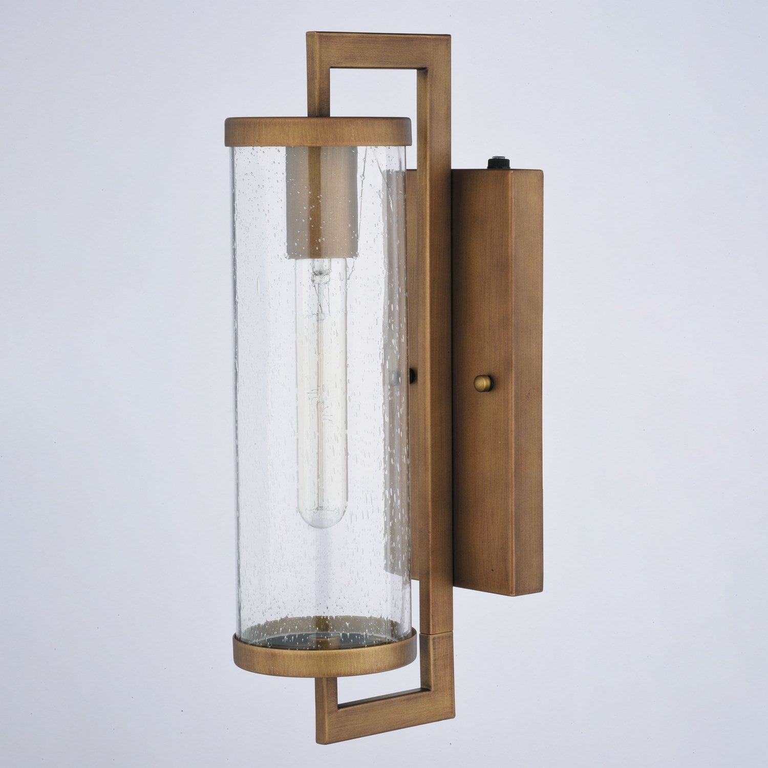 16-In. H Outdoor Wall Light Warm Brass