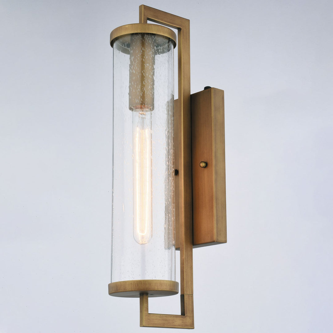 20-In. H Outdoor Wall Light Warm Brass