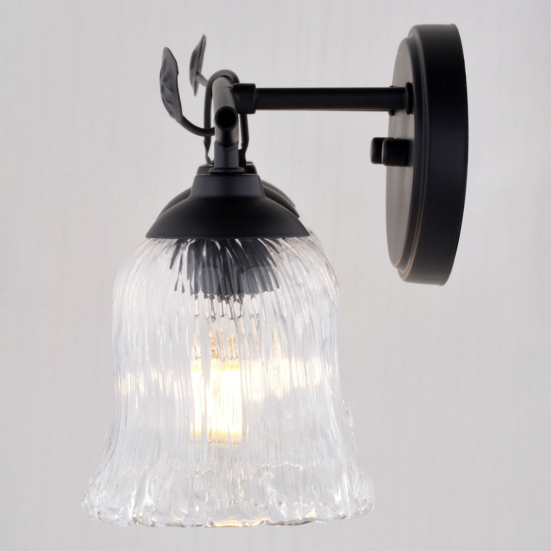 21-In. W 3 Light Vanity Matte Black