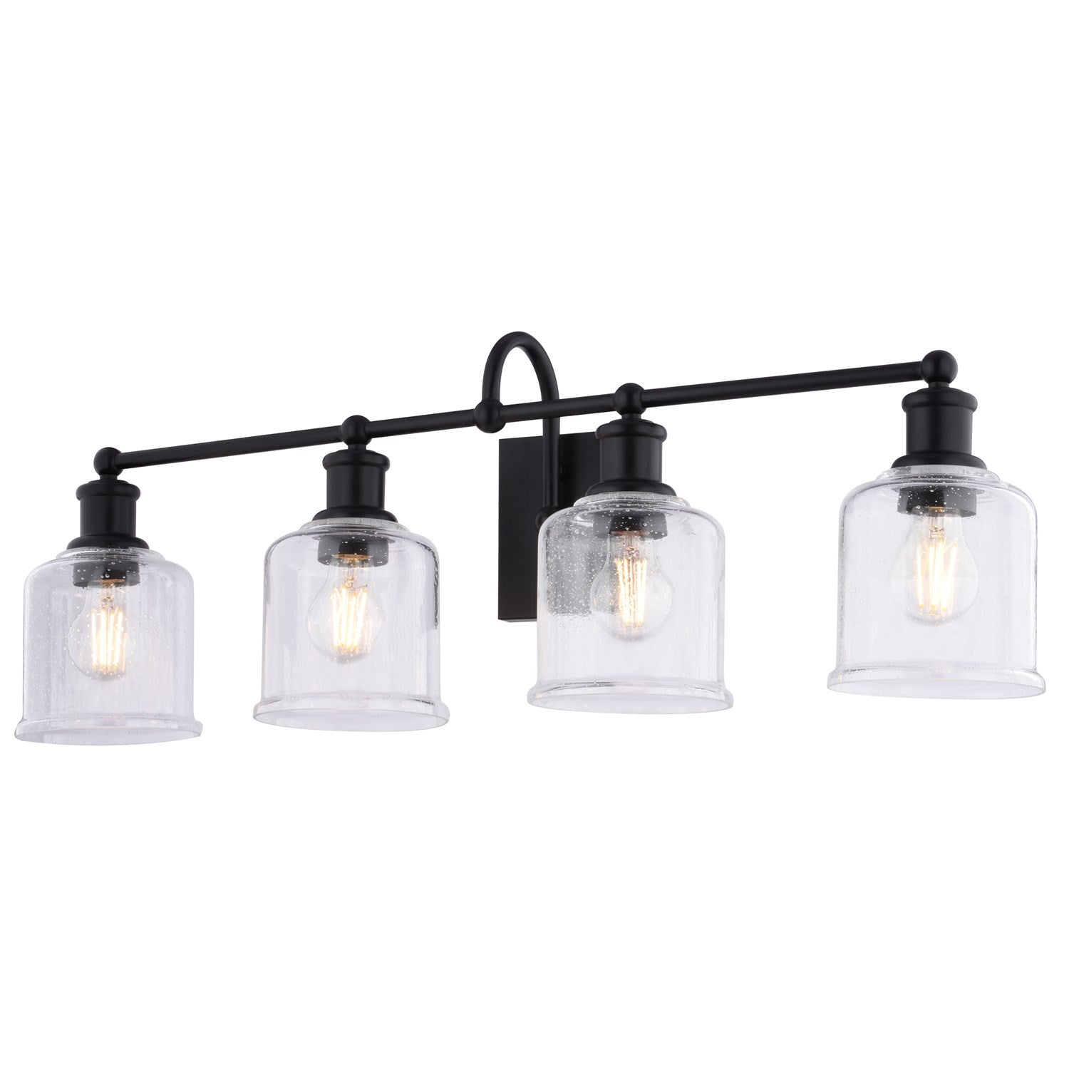 32-In. W 4 Light Vanity Matte Black by Vaxcel International