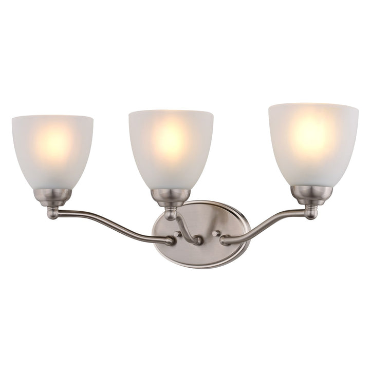 21.5-In. W 3 Light Vanity Satin Nickel by Vaxcel International