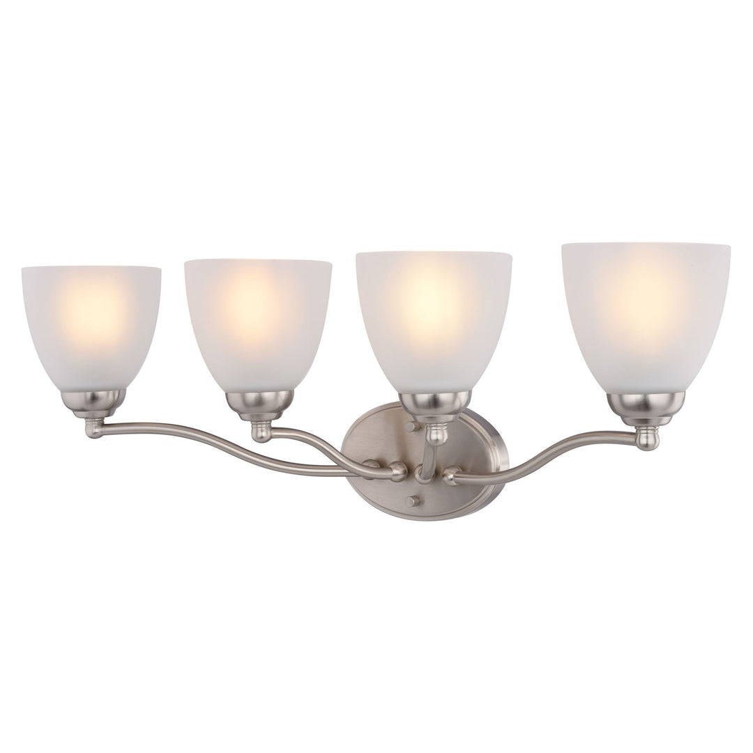 28-In. W 4 Light Vanity Satin Nickel by Vaxcel International
