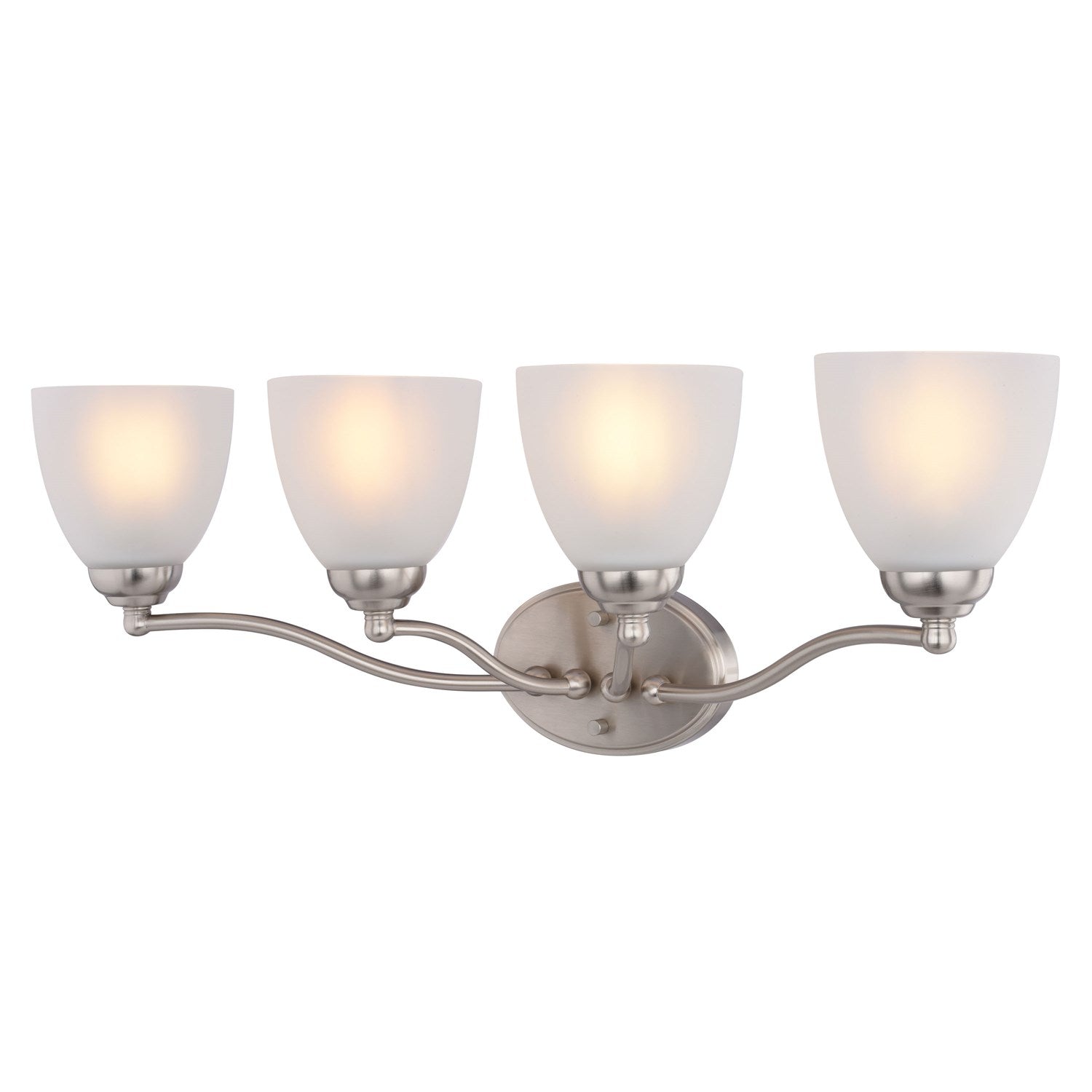 28-In. W 4 Light Vanity Satin Nickel by Vaxcel International
