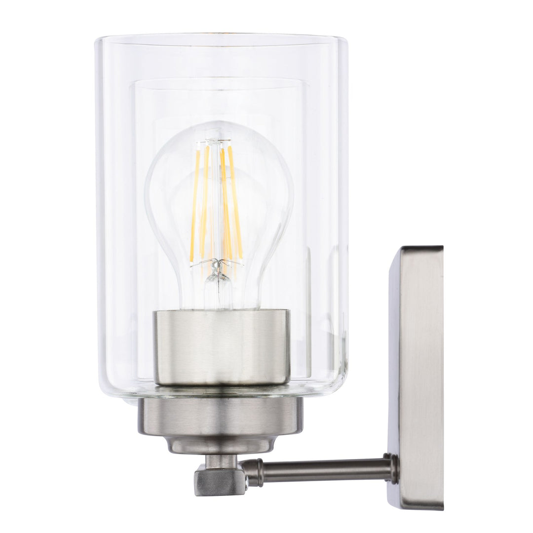 27.5-In. W 4 Light Vanity Satin Nickel