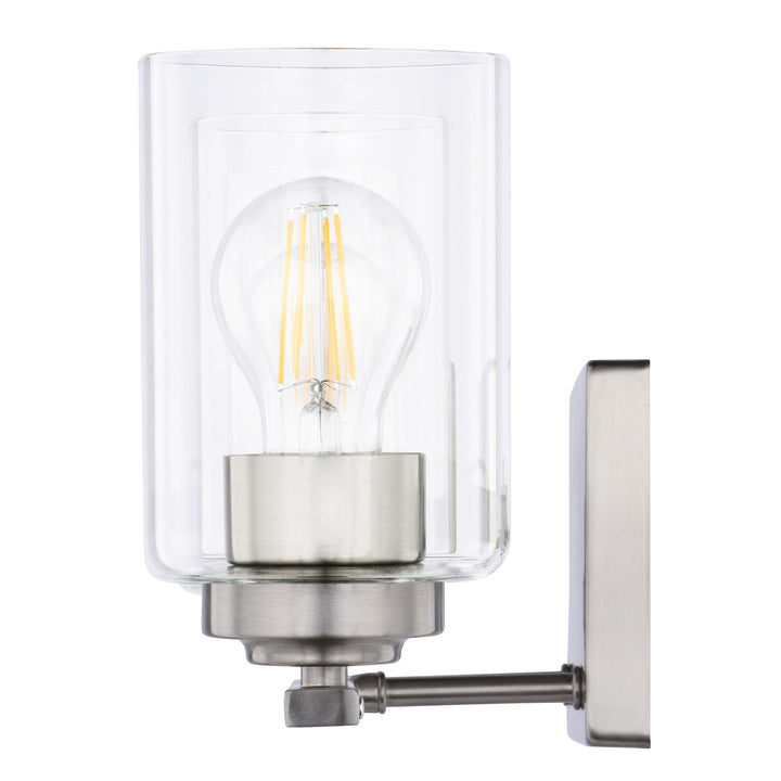 27.5-In. W 4 Light Vanity Satin Nickel
