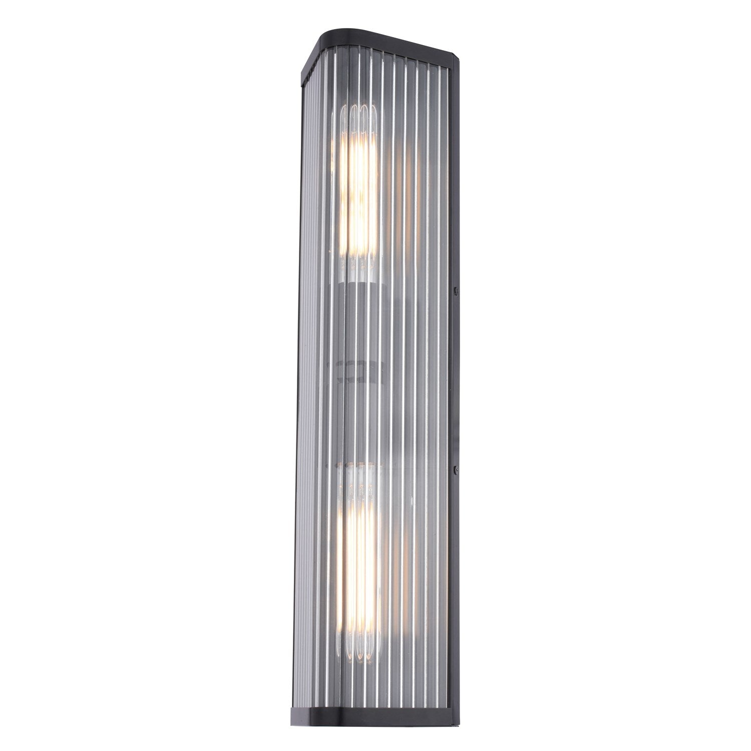 22-In. H 2 Light Wall Light Matte Black by Vaxcel International