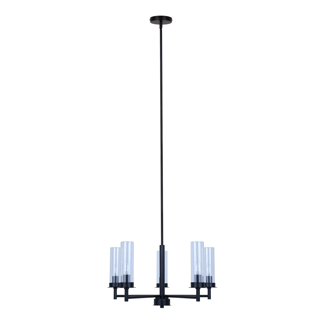 5 Light Black Chandelier