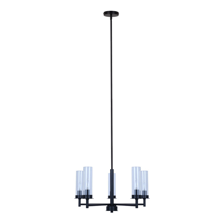 5 Light Black Chandelier