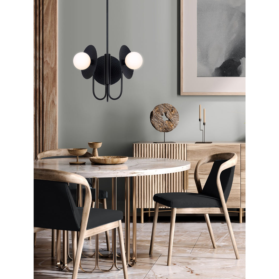 3 Light Black Chandelier