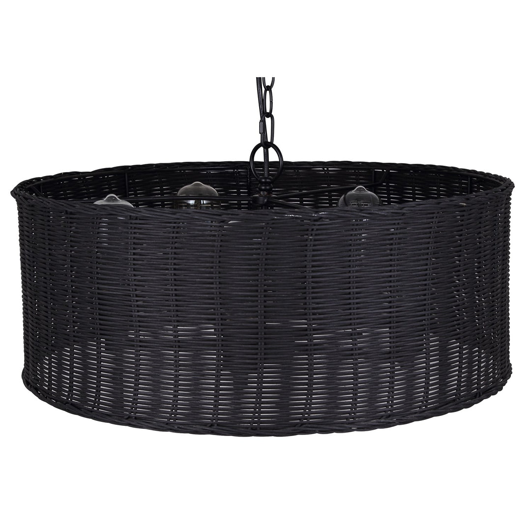 5 Light Black Chandelier