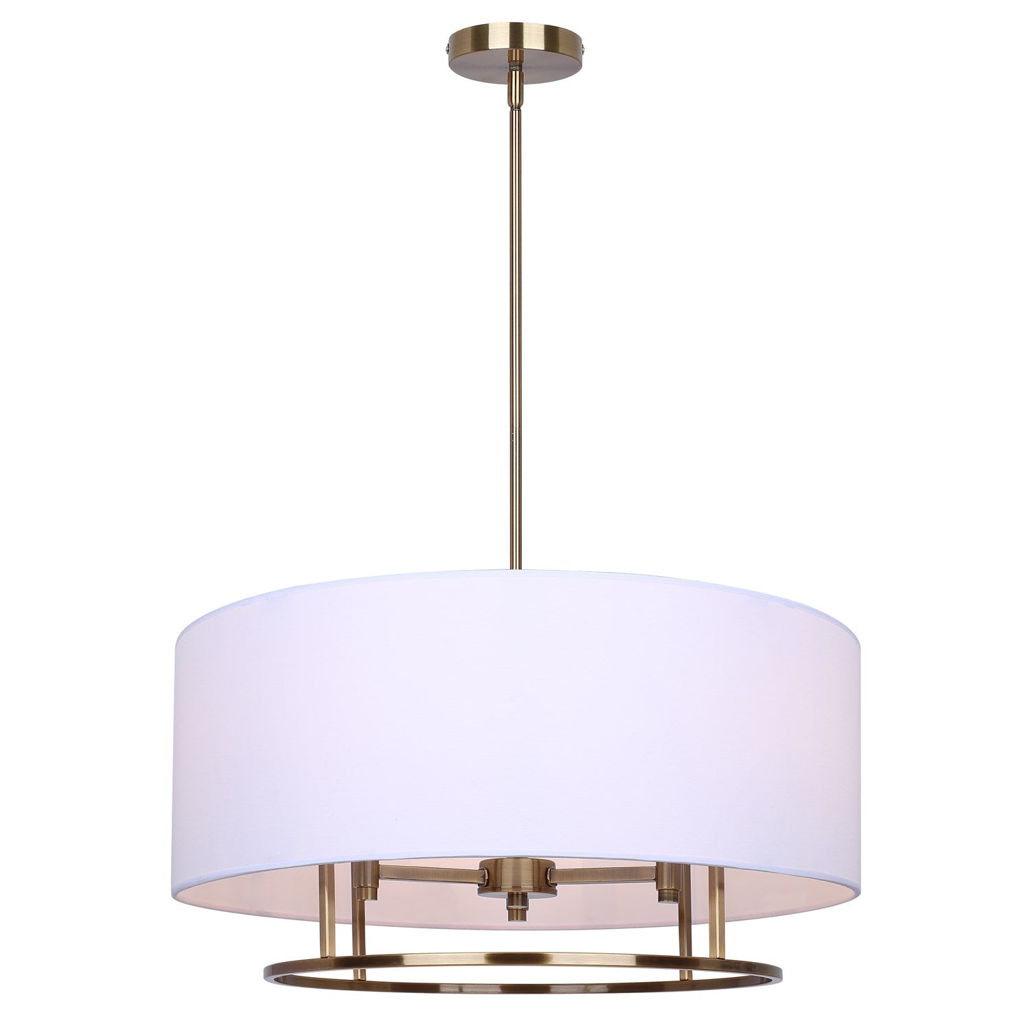 3 Light Gold Chandelier by Canarm