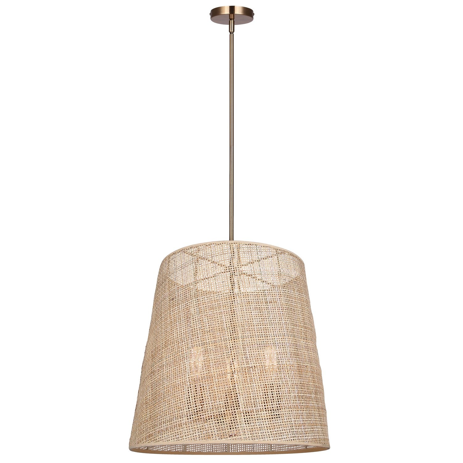 3 Light Black Chandelier by Canarm