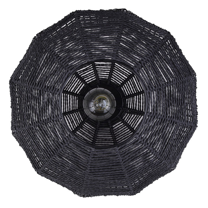 1 Light Black Pendant