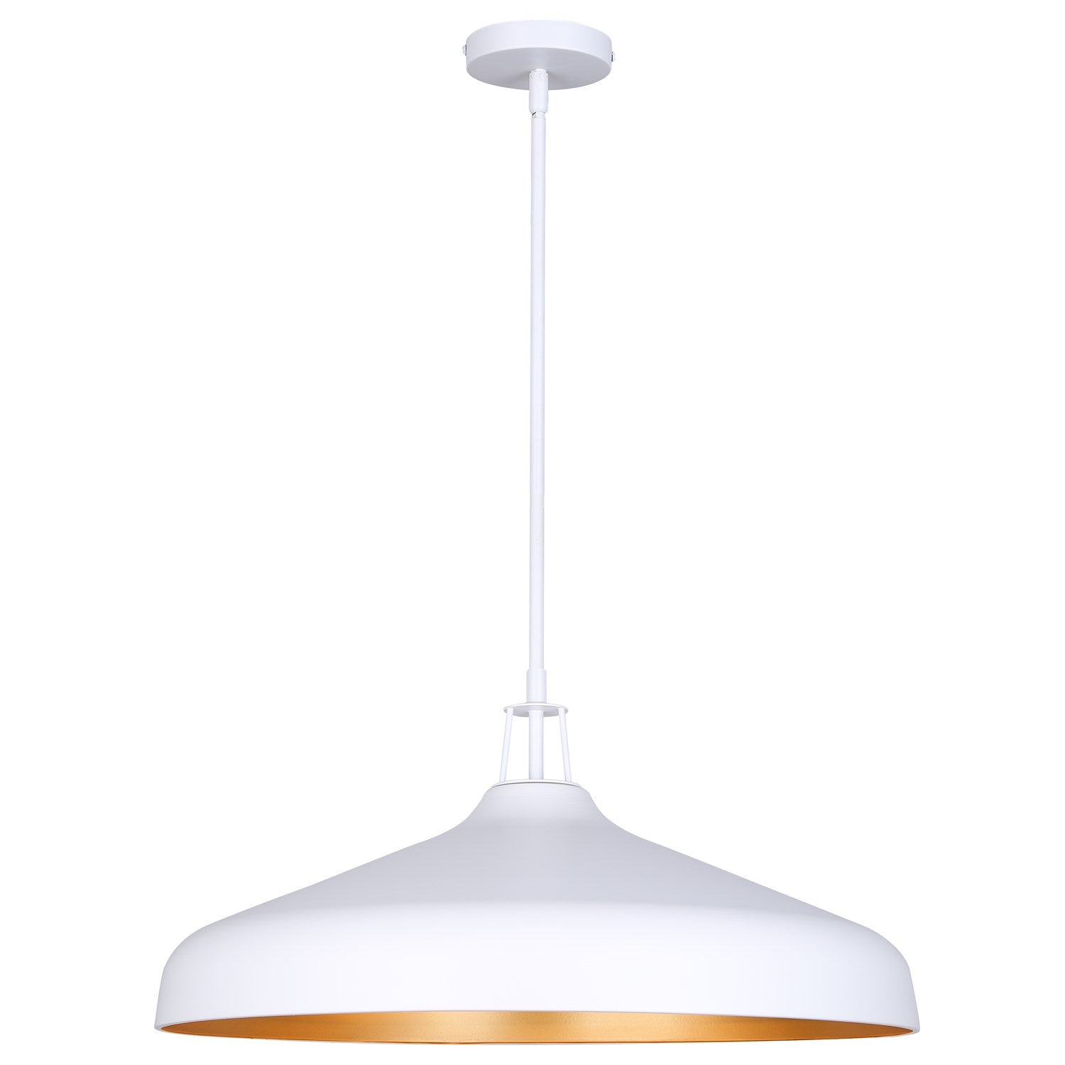 4 Light White Pendant by Canarm