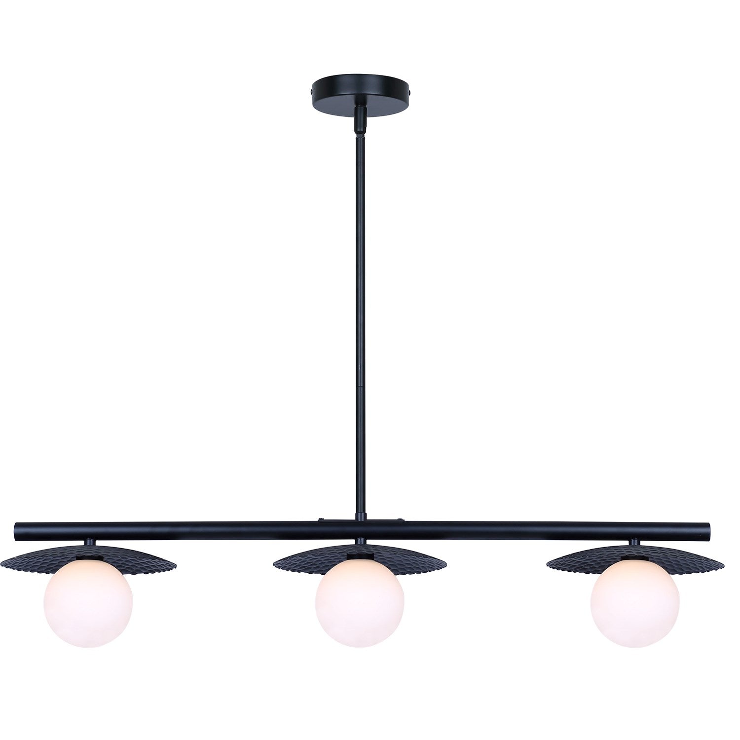 3 Light Black Pendant by Canarm