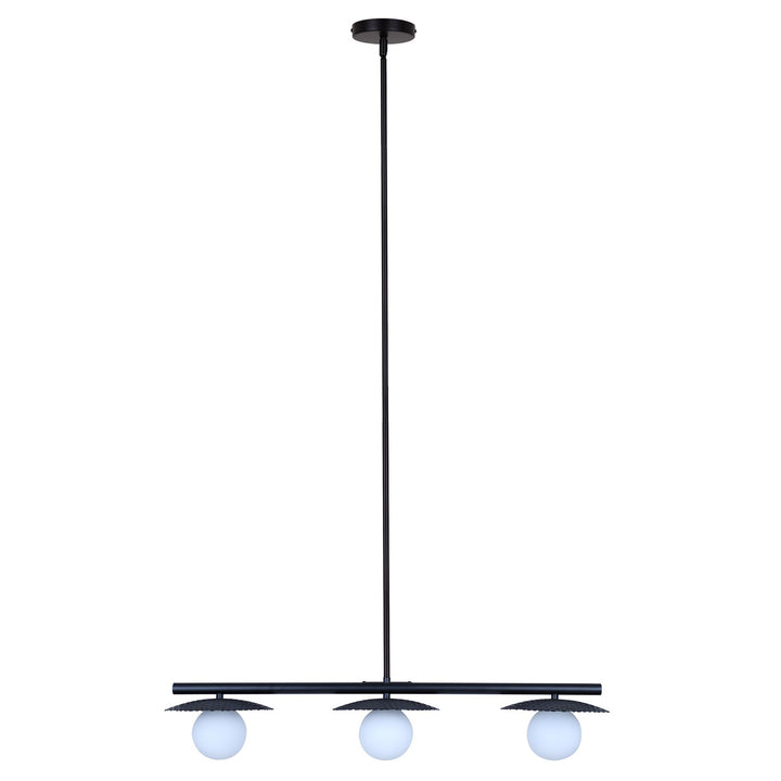 3 Light Black Pendant