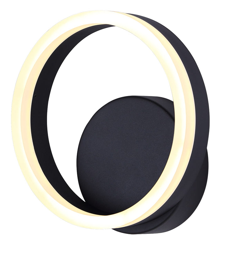 1 Light Black Outdoor Lantern by Canarm