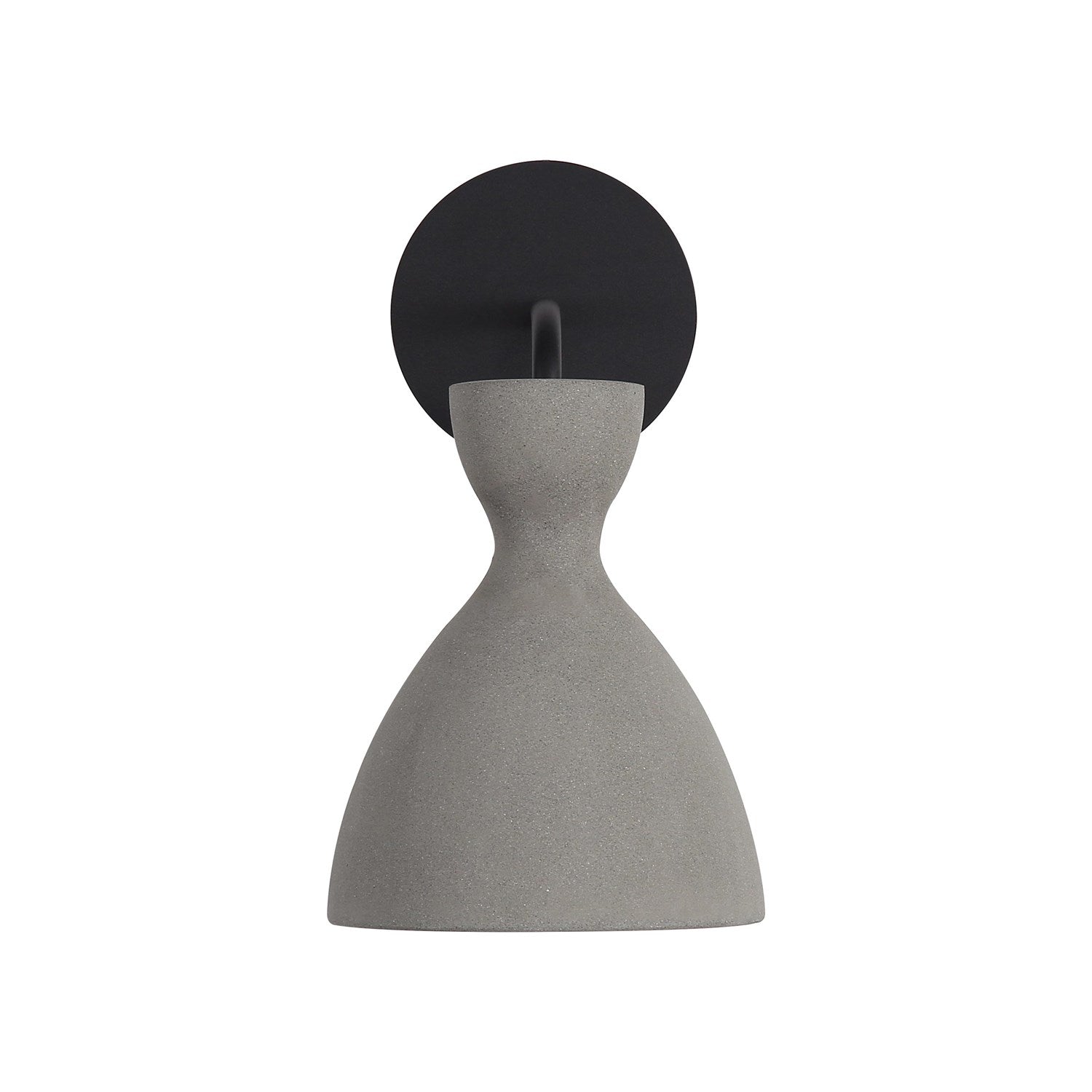 Led 7" Wall Sconce - Outdoor In Grey Cement by Golden