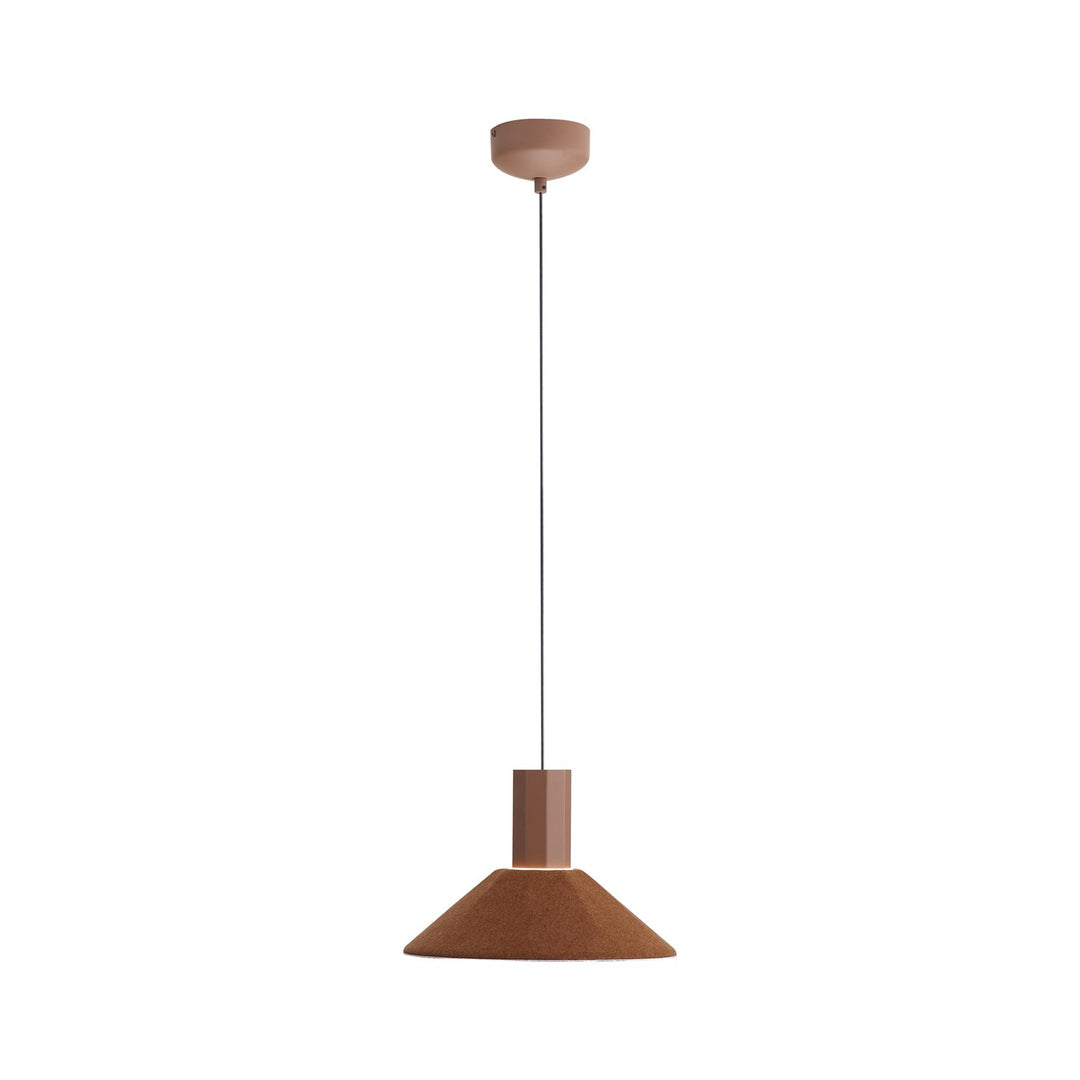 13" Led Pendant In Coffee/Black by Golden