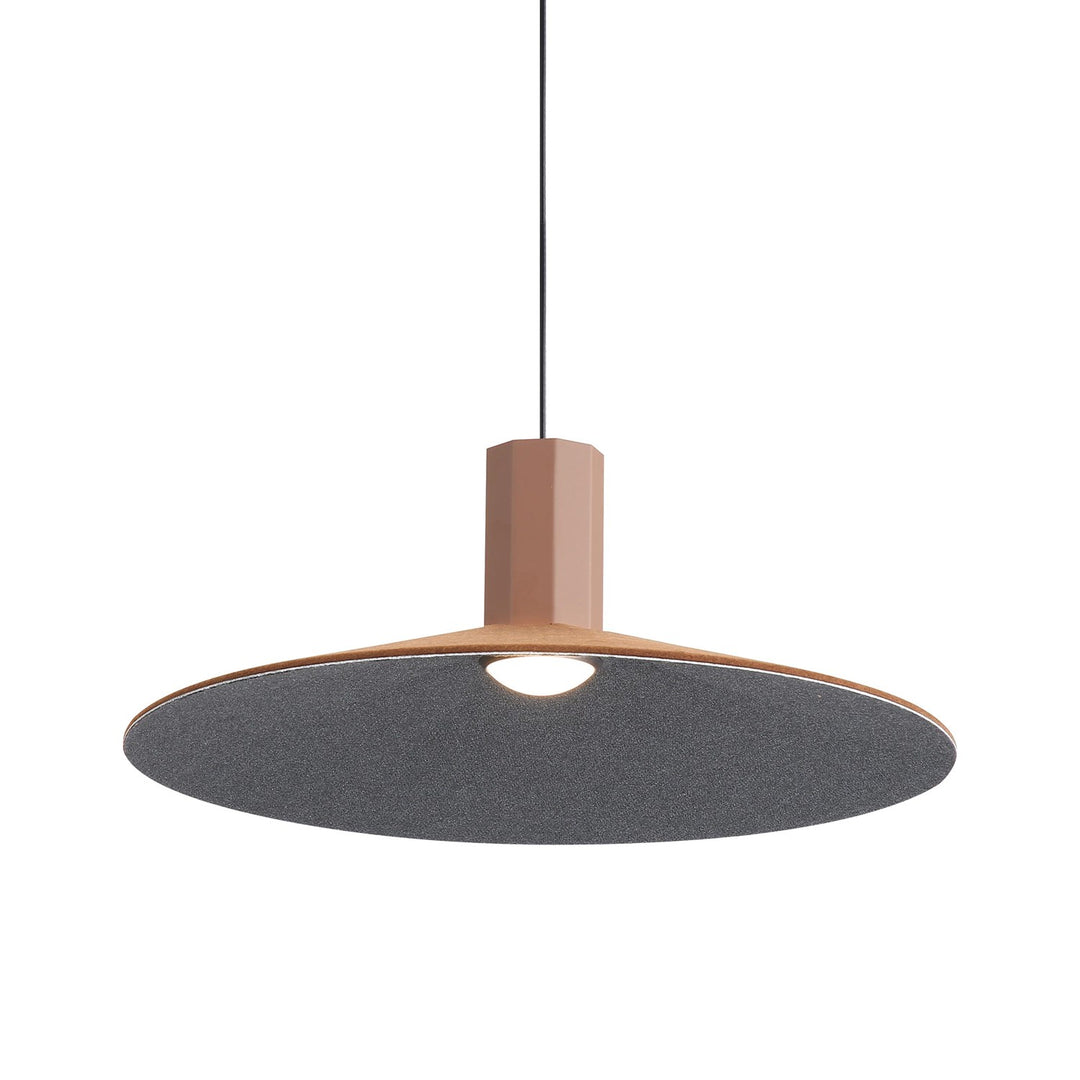 20" Led Pendant In Coffee/Black by Golden