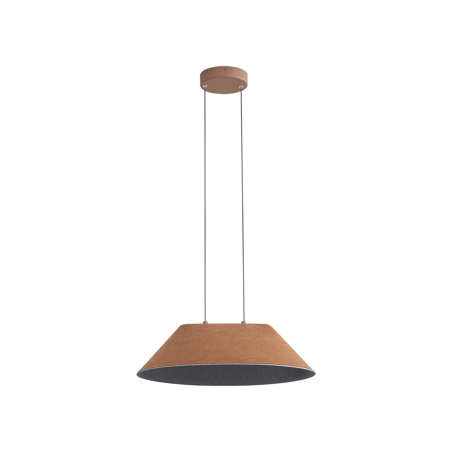 21" Led Pendant In Coffee/Black by Golden