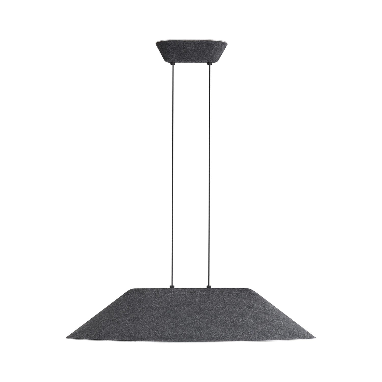 30" Led Pendant In Flecked Black/Grey by Golden