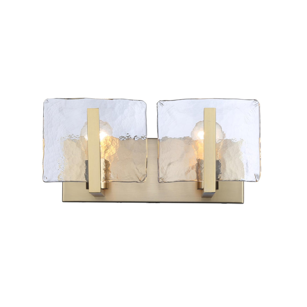 Bcb 2 Light Bath Vanity In Brushed Champagne Bronze by Golden