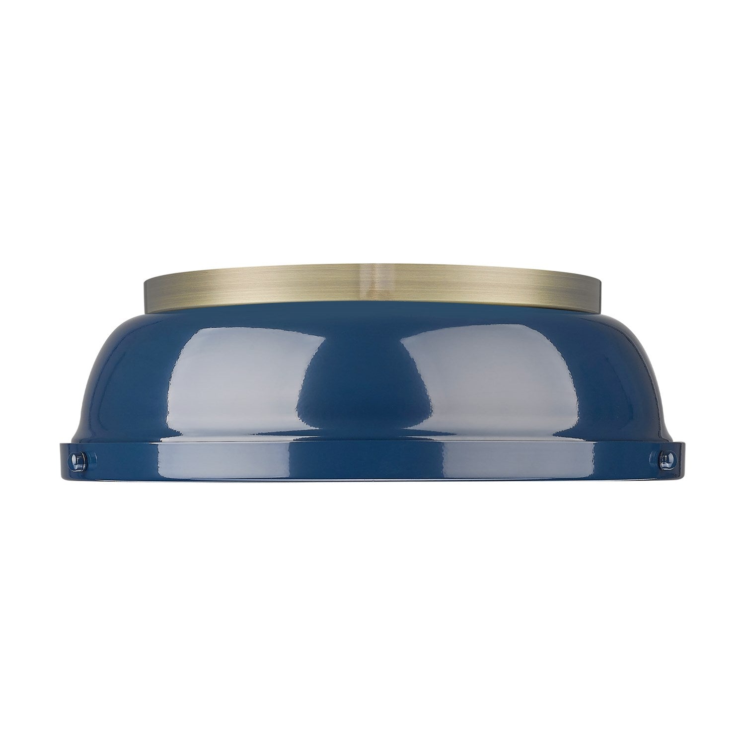 3-Light Semi-Flush - Track Light In Rubbed Bronze With Clear Glass by Golden