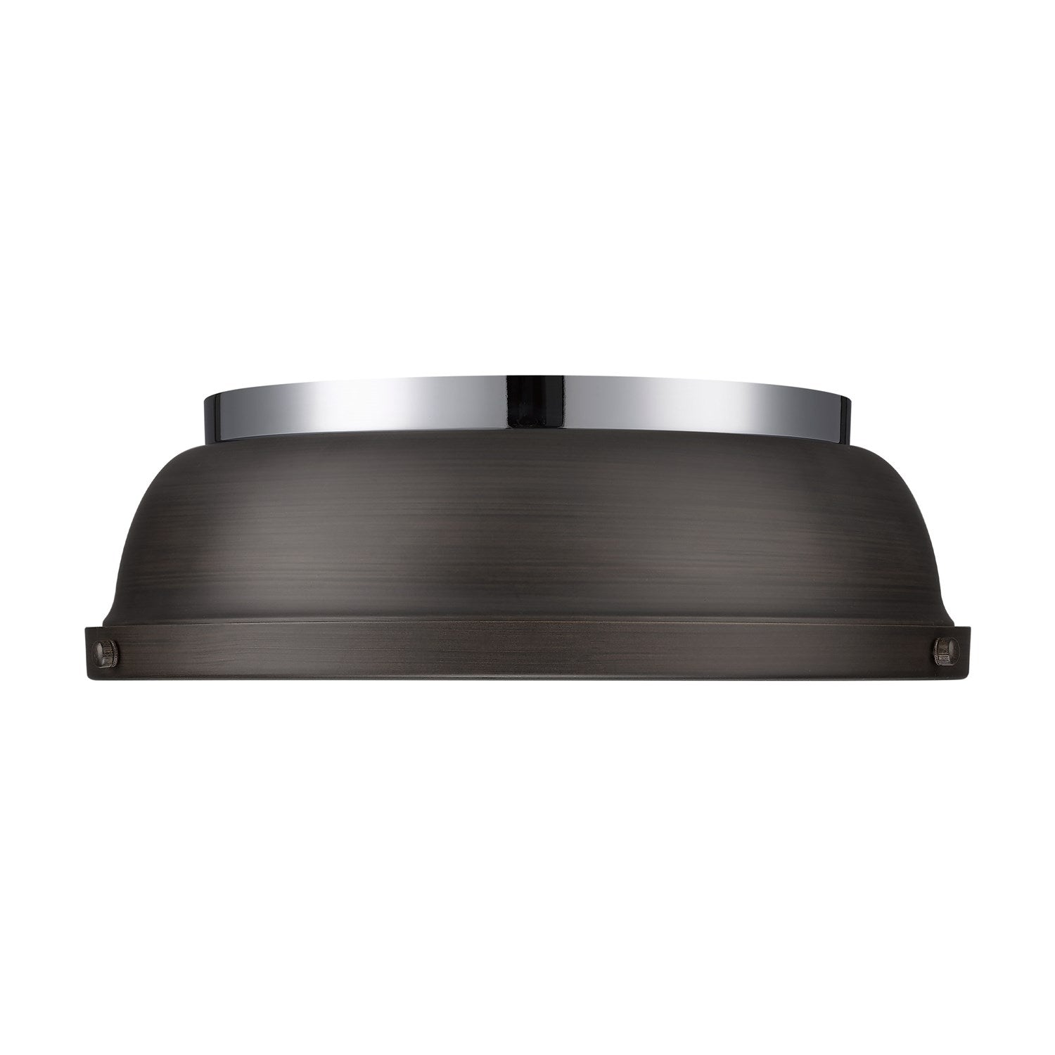 3-Light Bath Vanity In Chrome With Rubbed Bronze by Golden