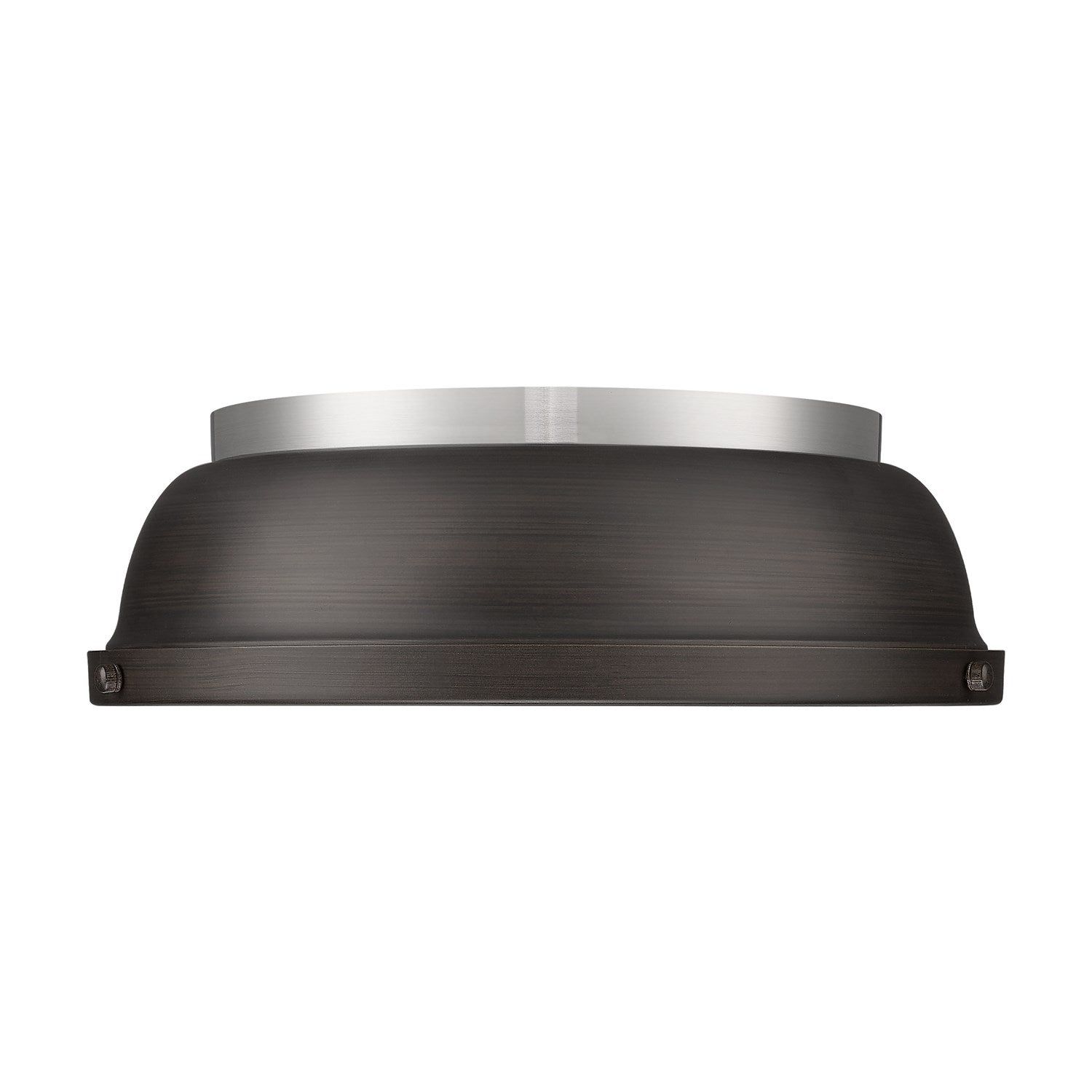 3-Light Bath Vanity In Rubbed Bronze With Matte Black by Golden
