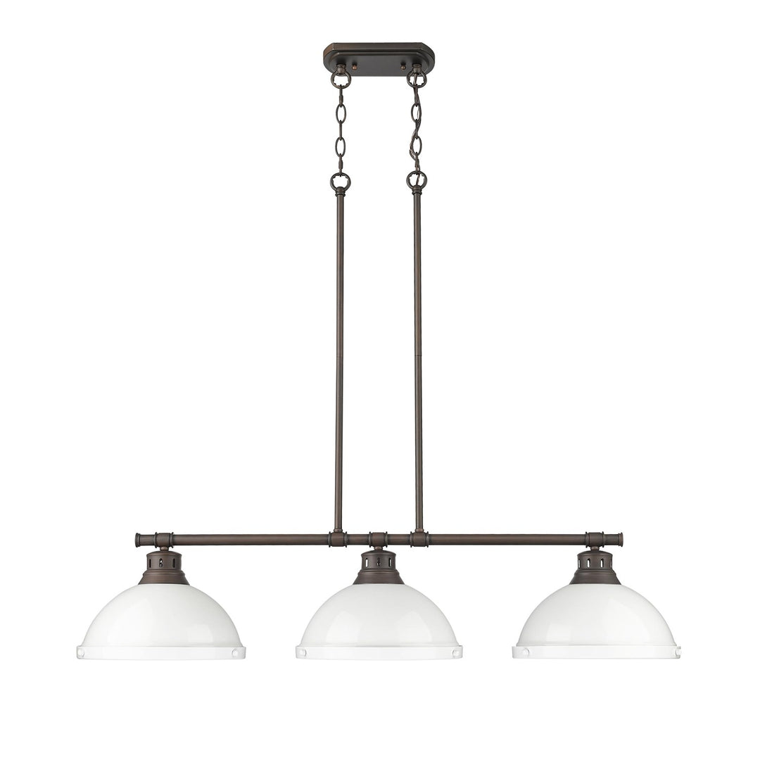 Calypso 3 Light Flush Mount In Matte Black With Matte Black Shade by Golden