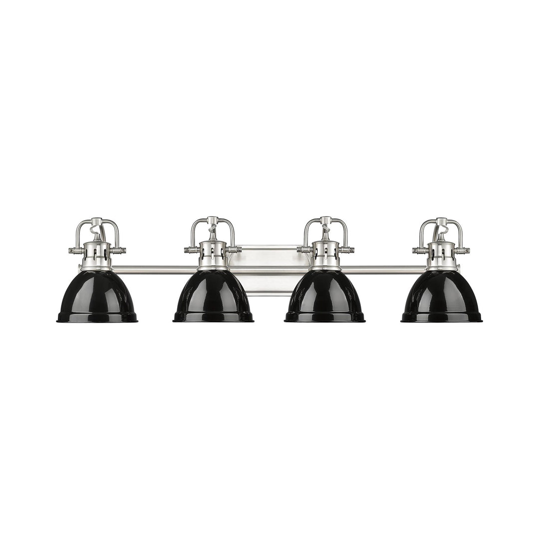 4-Light Bath Vanity In Pewter With Black by Golden
