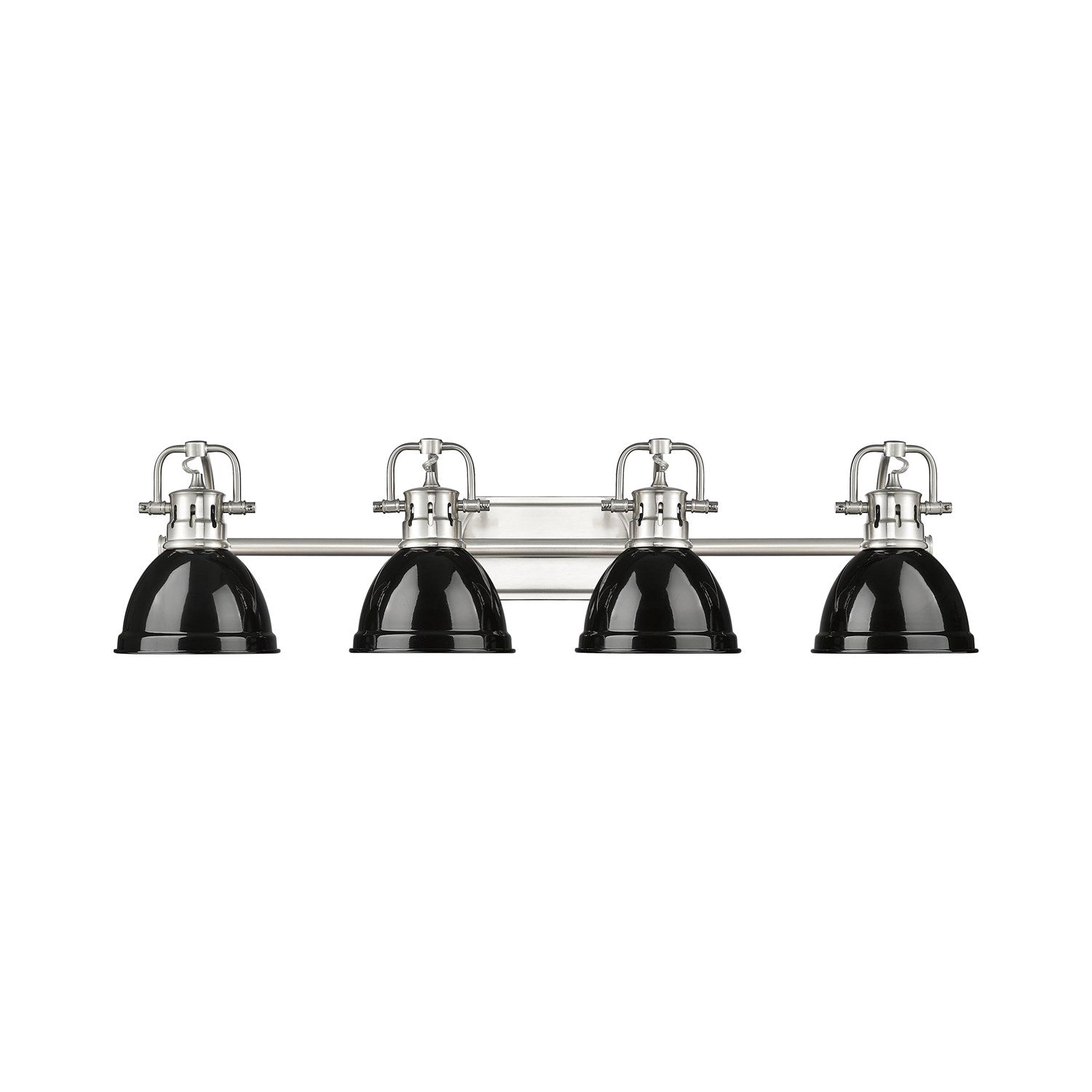4-Light Bath Vanity In Pewter With Black by Golden
